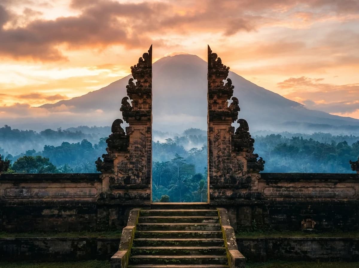 Bali Gate of Heaven — aspirational journey and leveling up